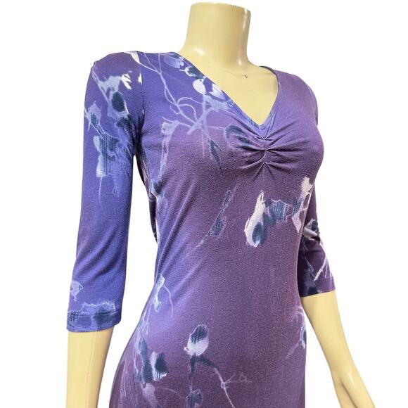 Escada Sport Womens Quiet Luxury Floral Knit Stretch Dress Size IT 36 US S Italy - Picture 5 of 14